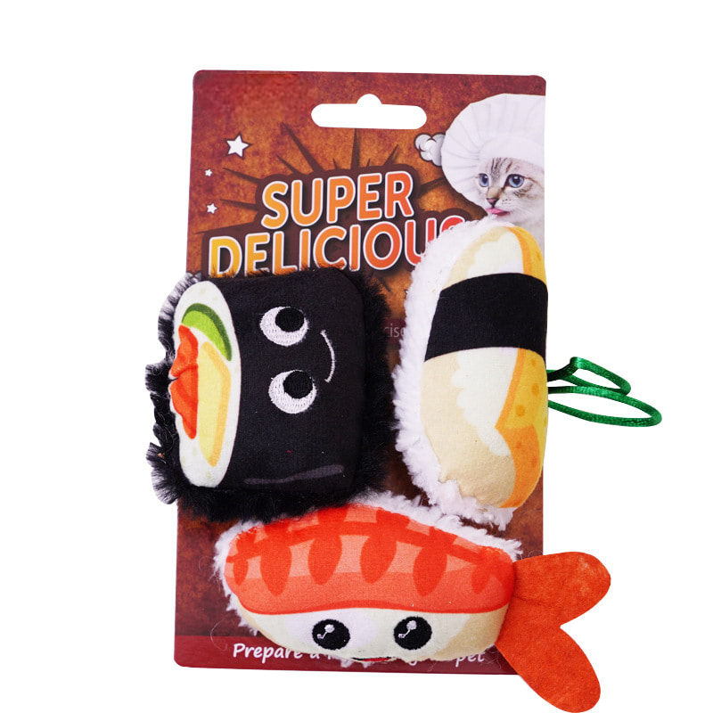 Food Series Catnip Plush Chew Cat Toy Set Food Series Catnip Plush Chew Cat Toy Set