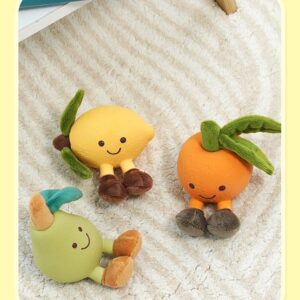 Fruit-Shaped Latex Squeaky Dog Chew Toy