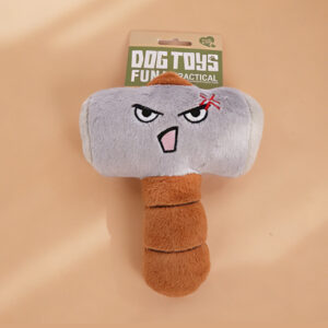 Funny Tool Squad Series Plush Squeaky Dog Toy
