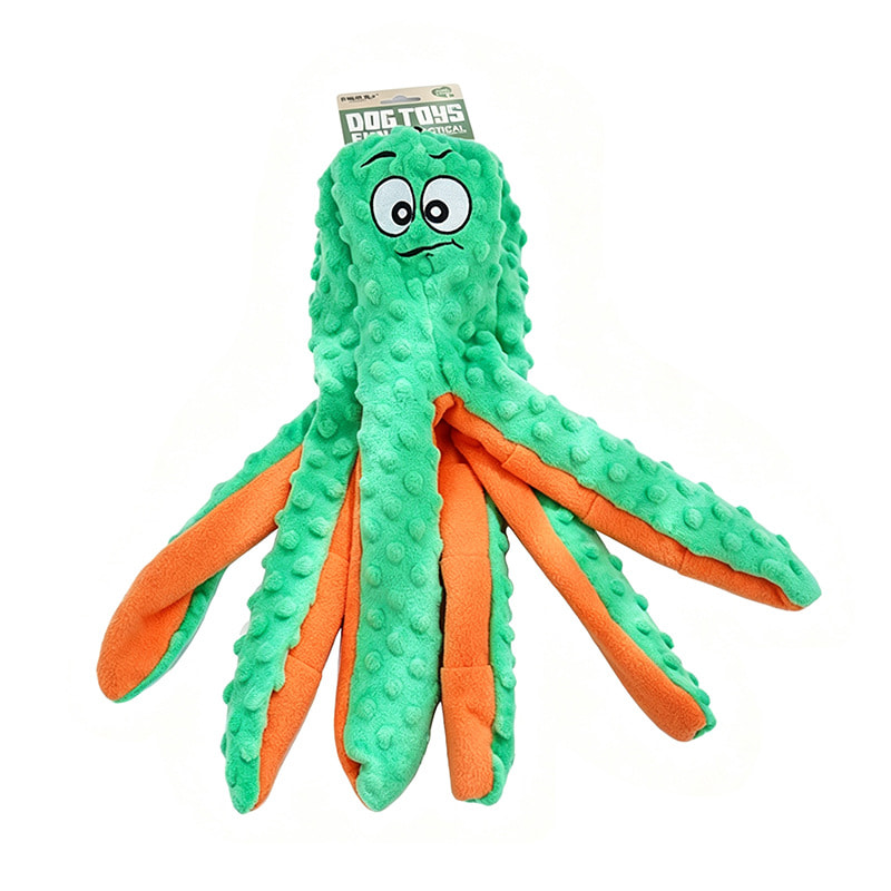 Large Octopus Dog Treat-Hiding Chew & Interactive Toy Large Octopus Dog Treat-Hiding Chew & Interactive Toy