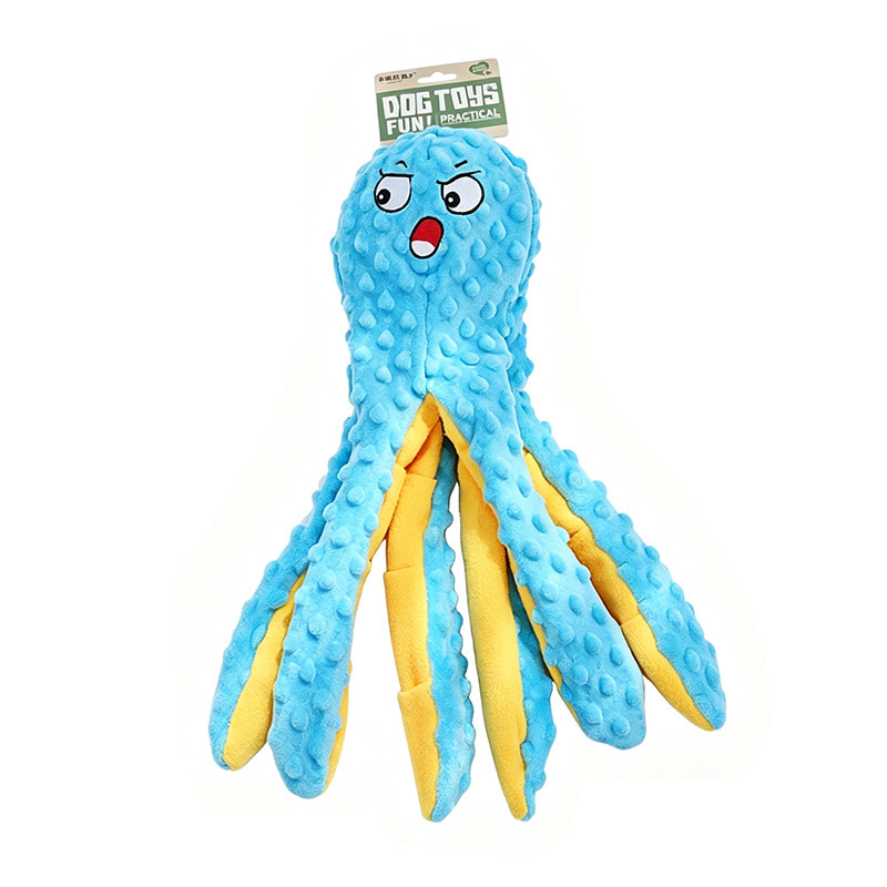 Large Octopus Dog Treat-Hiding Chew & Interactive Toy Large Octopus Dog Treat-Hiding Chew & Interactive Toy