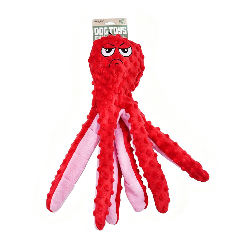 Large Octopus Dog Treat-Hiding Chew & Interactive Toy Large Octopus Dog Treat-Hiding Chew & Interactive Toy