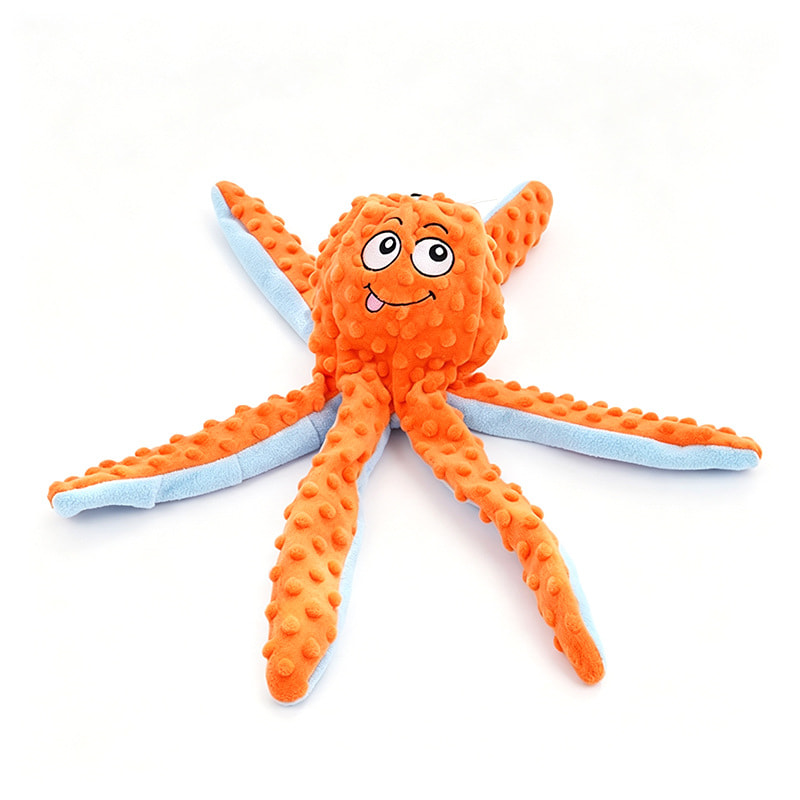 Large Octopus Dog Treat-Hiding Chew & Interactive Toy Large Octopus Dog Treat-Hiding Chew & Interactive Toy
