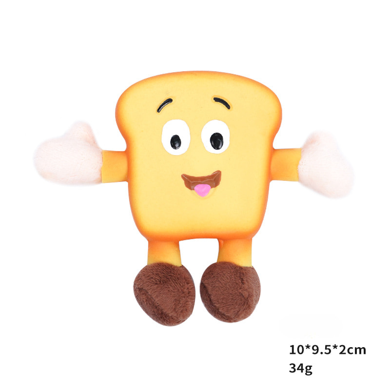 Latex Plush Dessert Series Squeaky Dog Chew Toy Latex Plush Dessert Series Squeaky Dog Chew Toy