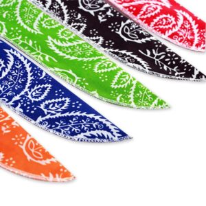 leaf print summer cooling scarf for cats & dogs