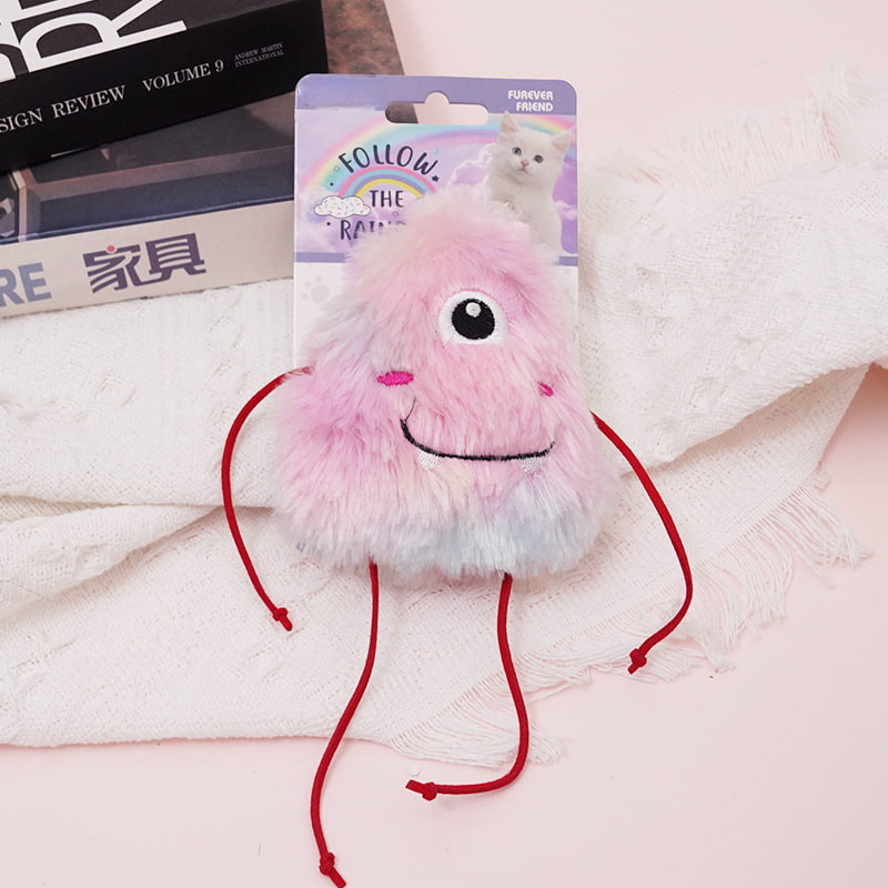 Monster-Shaped Catnip Plush Chew & Interactive Toy Monster-Shaped Catnip Plush Chew & Interactive Toy