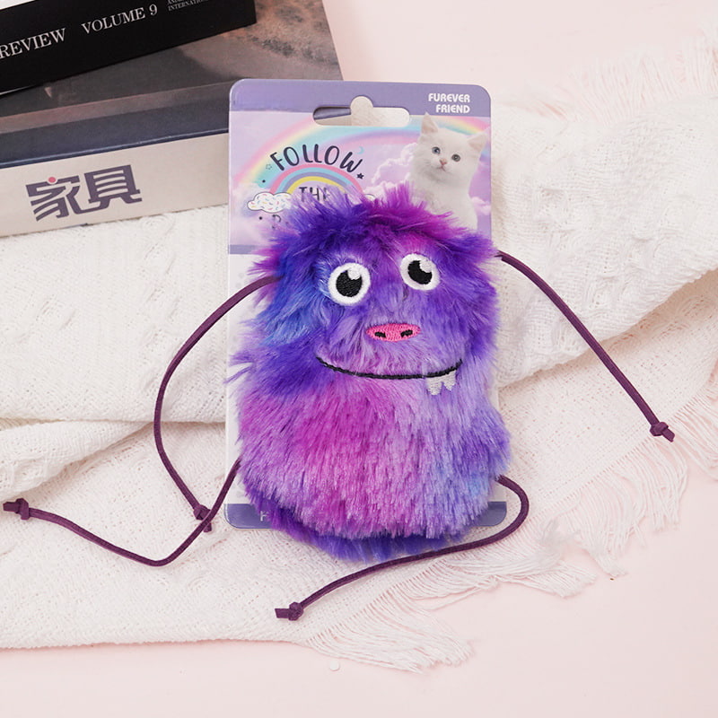 Monster-Shaped Catnip Plush Chew & Interactive Toy Monster-Shaped Catnip Plush Chew & Interactive Toy