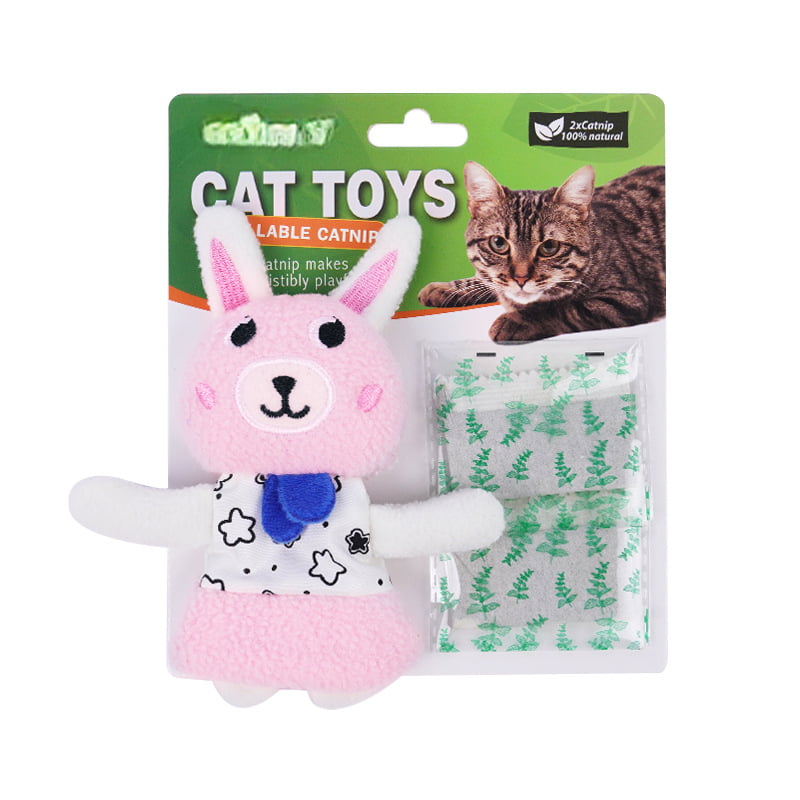 Replaceable Catnip Pouch Chew & Interactive Cat Toy Replaceable Catnip Pouch Chew & Interactive Cat Toy