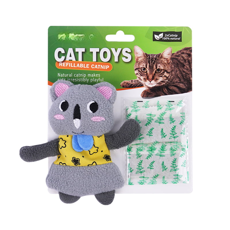 Replaceable Catnip Pouch Chew & Interactive Cat Toy Replaceable Catnip Pouch Chew & Interactive Cat Toy