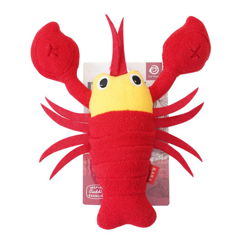 Seafood Squad Series Treat-Hiding Squeaky Dog Chew Toy Seafood Squad Series Treat-Hiding Squeaky Dog Chew Toy