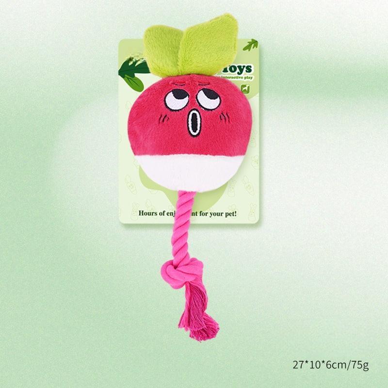 Vegetable Series Cotton Rope Dog Toy Vegetable Series Cotton Rope Dog Toy