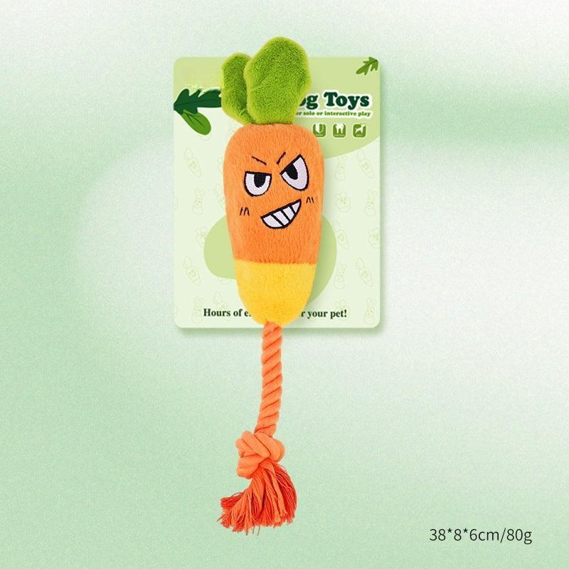 Vegetable Series Cotton Rope Dog Toy Vegetable Series Cotton Rope Dog Toy