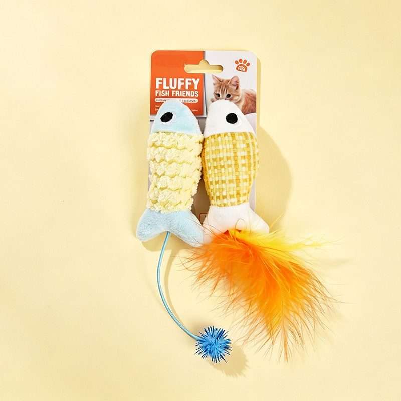 wonder fish series catnip squeaky fish interactive cat toy set wonder fish series catnip squeaky fish interactive cat toy set
