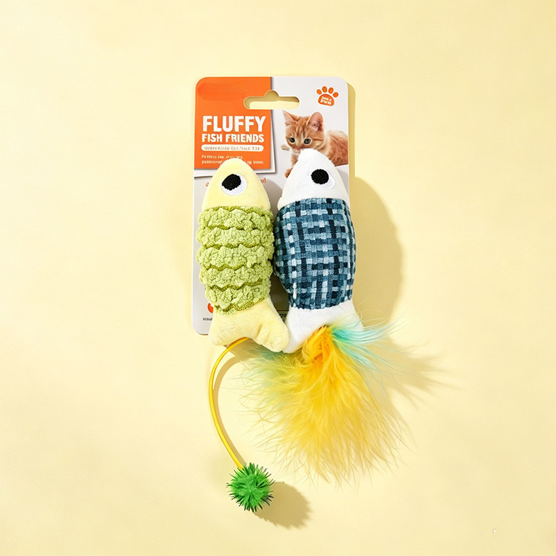 wonder fish series catnip squeaky fish interactive cat toy set wonder fish series catnip squeaky fish interactive cat toy set